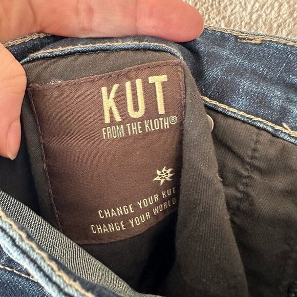 Kut From The Kloth Fab Ab High Rise Cigarette Leg Jeans Size 8 - Picture 5 of 6